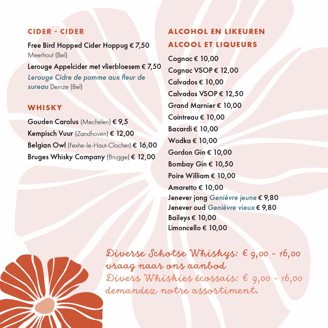4 -  - SEE MENU