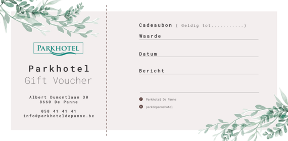 218-Parkhotel-Gift Voucher Back -  - Overnachten